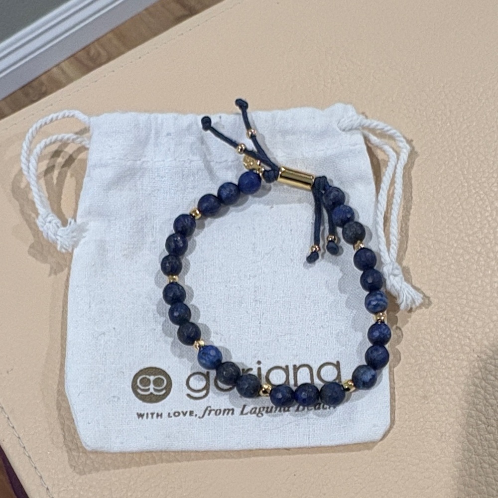 Gorjana Midnight Blue and Gold Bracelet